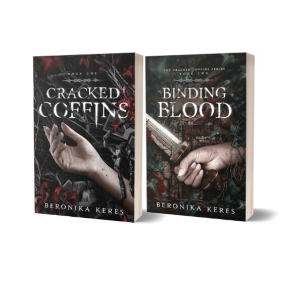 SIGNED Cracked Coffins + Binding Blood (Book 1 and 2 Bundle) by Beronika Keres - Picture 3 of 3